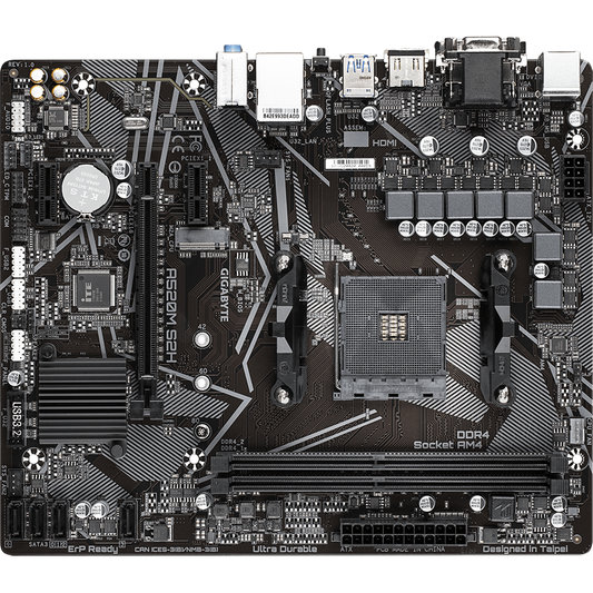 Gigabyte A520M S2H DDR4 AM4 Motherboard (GA-A520M-S2H) image 2
