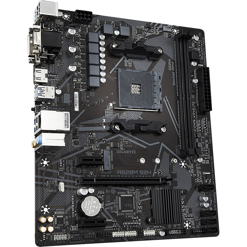 Gigabyte A520M S2H DDR4 AM4 Motherboard (GA-A520M-S2H) image 3