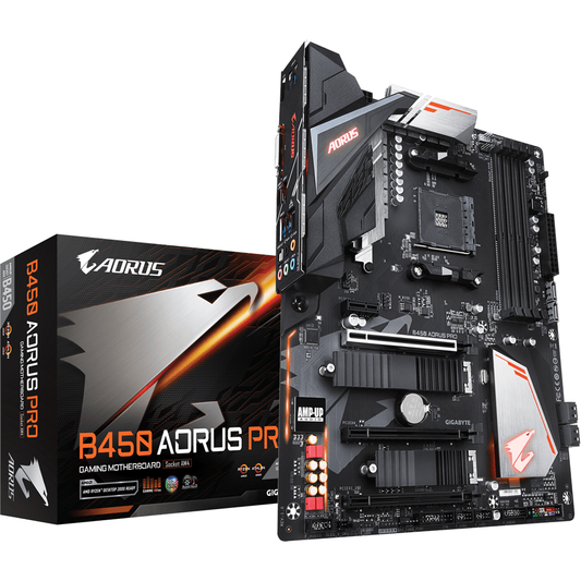 Aorus B450 Pro AM4 ATX Motherboard image 1
