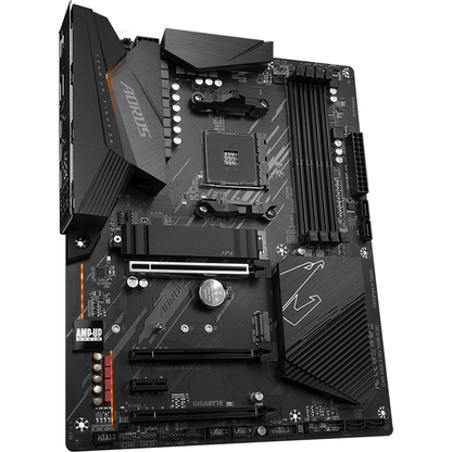 Gigabyte B550 AORUS ELITE V2 DDR4 AM4 Motherboard (GA-B550-AORUS-ELITEV2) — side view