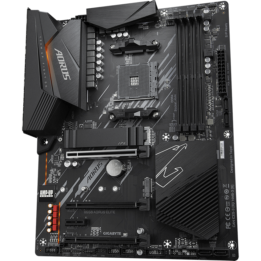 Gigabyte B550 AORUS ELITE V2 DDR4 AM4 Motherboard (GA-B550-AORUS-ELITEV2) image 4
