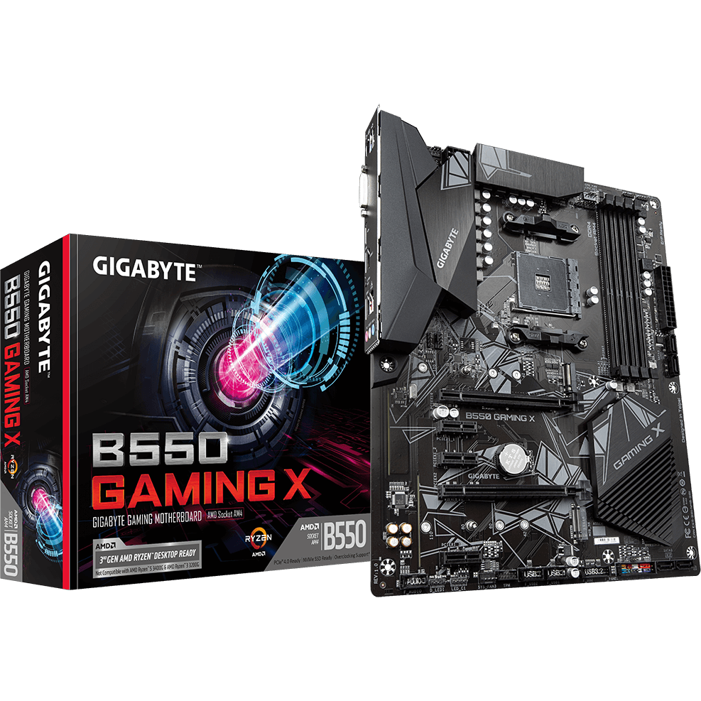 Gigabyte B550 Gaming X DDR4 AM4 ATX Motherboard (GA-B550-GAMING-X) image 1