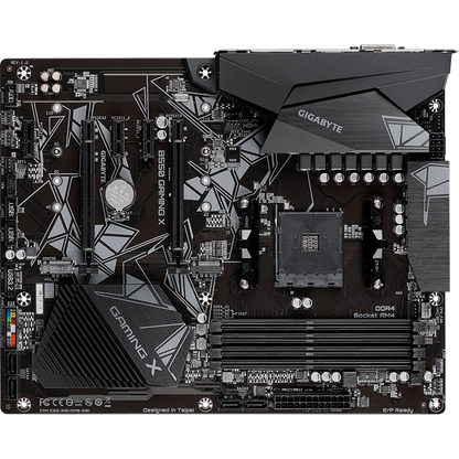 Gigabyte B550 Gaming X DDR4 AM4 ATX Motherboard (GA-B550-GAMING-X) — rear view