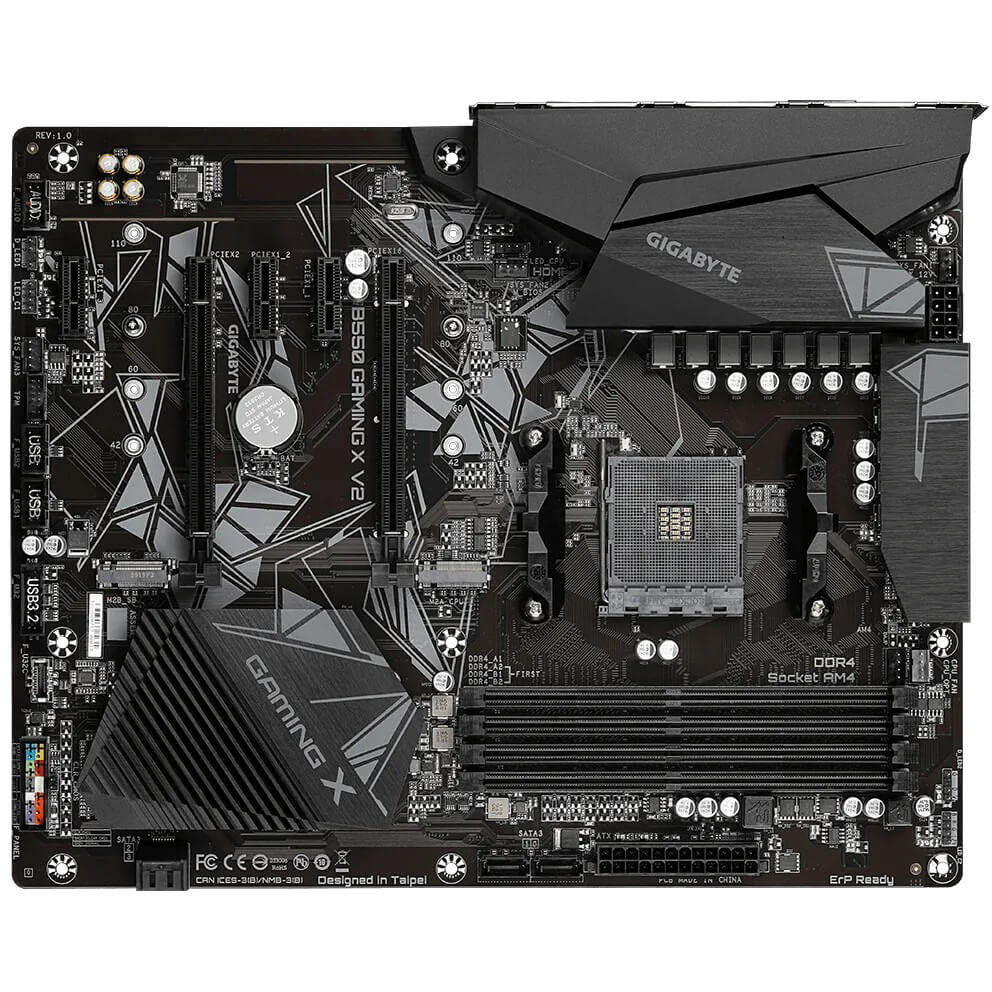 Gigabyte B550 Gaming X V2 DDR4 AM4 Motherboard (GA-B550-GAMING-X V2) image 2
