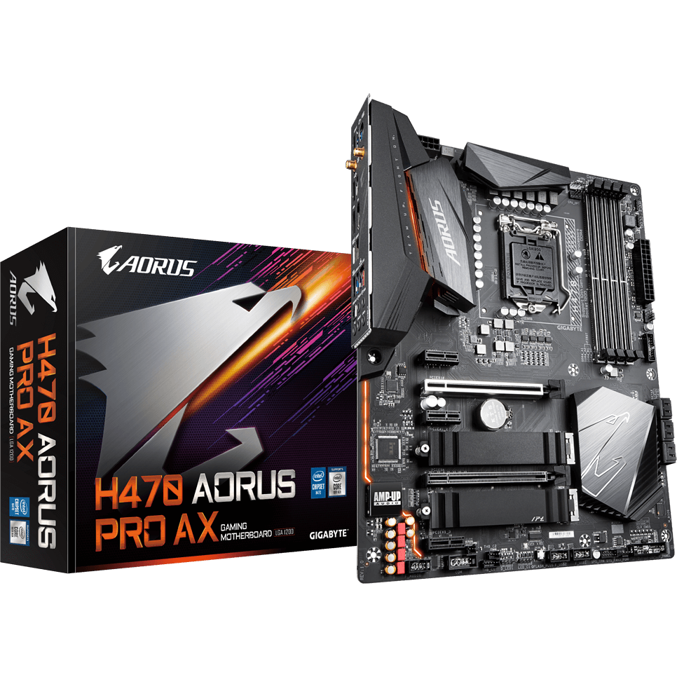 Aorus H470 Pro AX LGA1200 ATX Motherboard image 2
