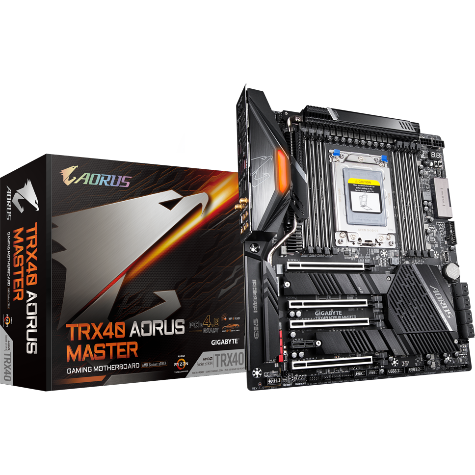 Aorus TRX40 Master sTRX4 ATX Motherboard image 2