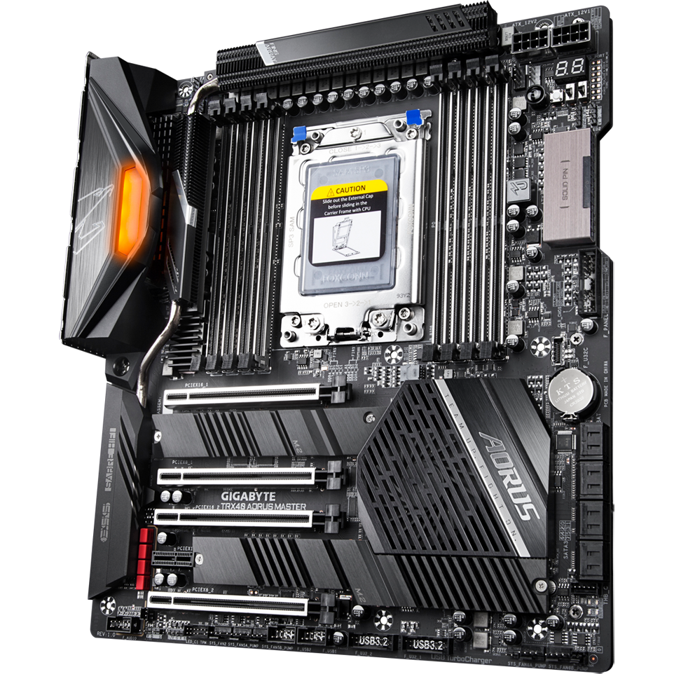 Aorus TRX40 Master sTRX4 ATX Motherboard image 3