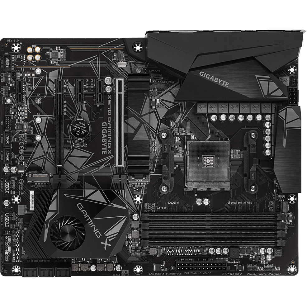 Gigabyte X570 Gaming X AM4 ATX Motherboard (GA-X570-GAMINGX) image 2