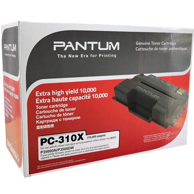 Genuine Pantum PC310X Extra High Yield Black Laser Toner Cartridge image 1