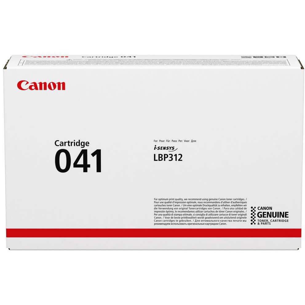 Genuine Canon 041BK Black Toner Cartridge (0452C002AA) image 1