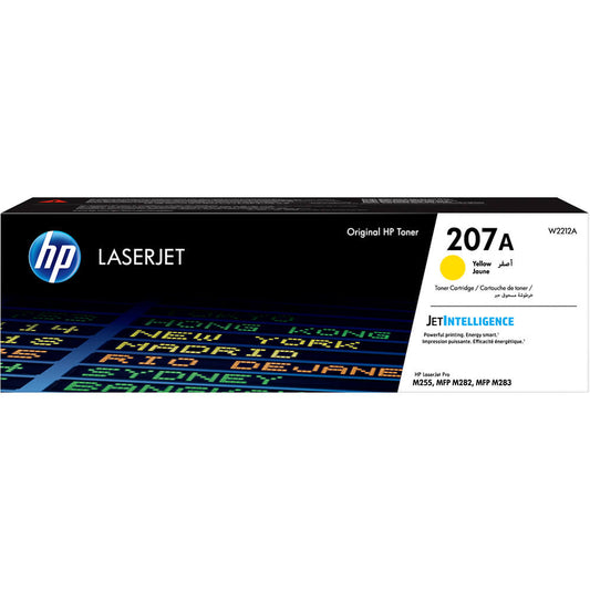 HP 207A Yellow Laser Toner Cartridge (W2212A) image 1
