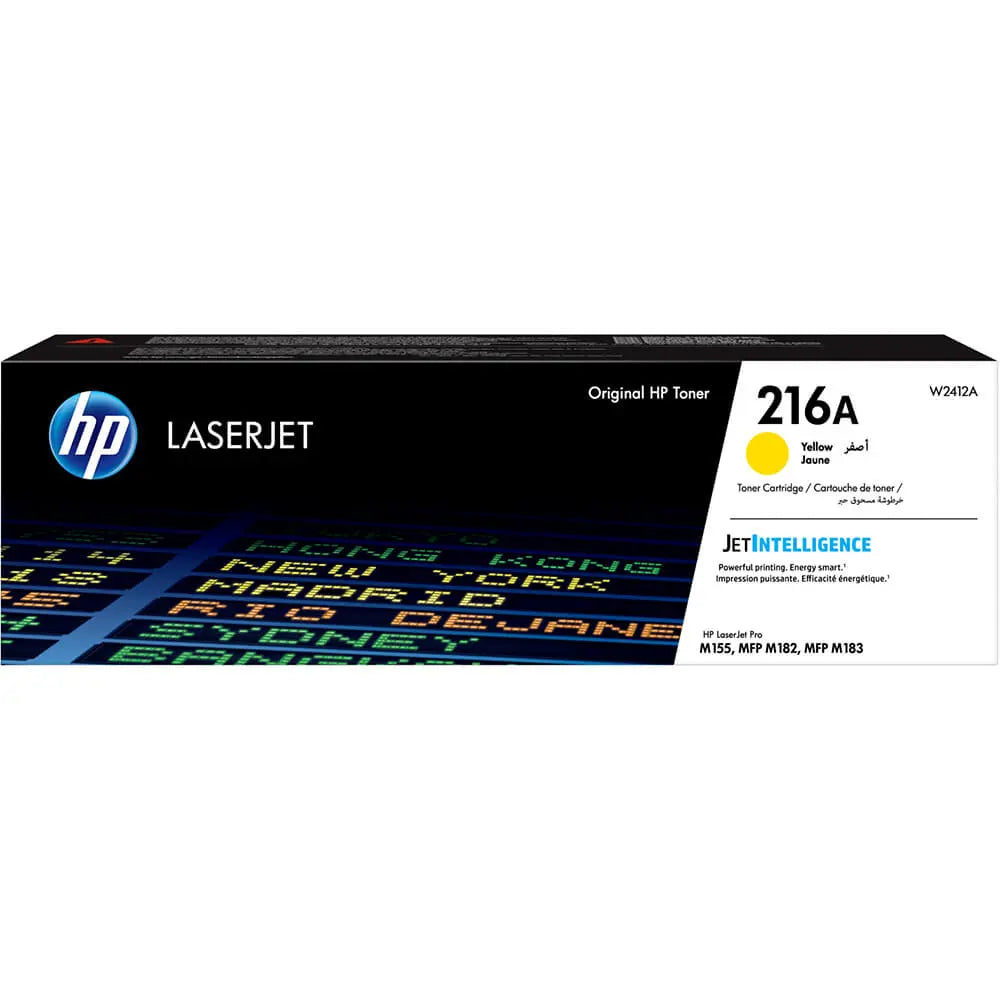 HP 216A Yellow Laser Toner Cartridge (W2412A) image 1