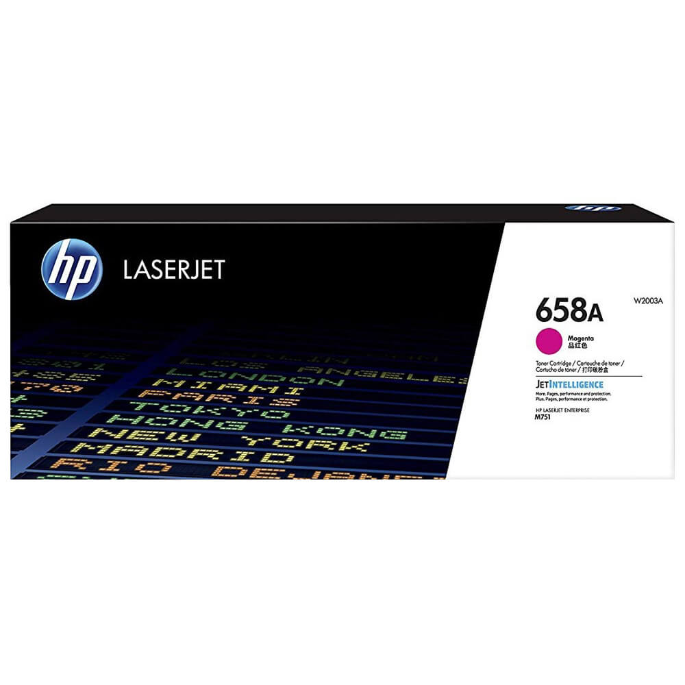Genuine HP 658A Magenta Laser Toner Cartridge (W2003A) image 1