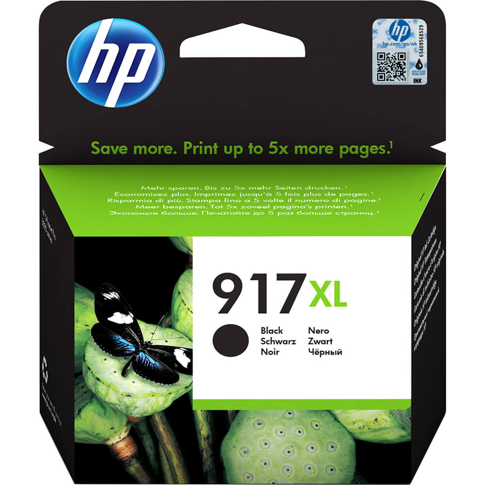 HP 917XL Extra High Yield Black Ink Cartridge (3YL85AE) image 1