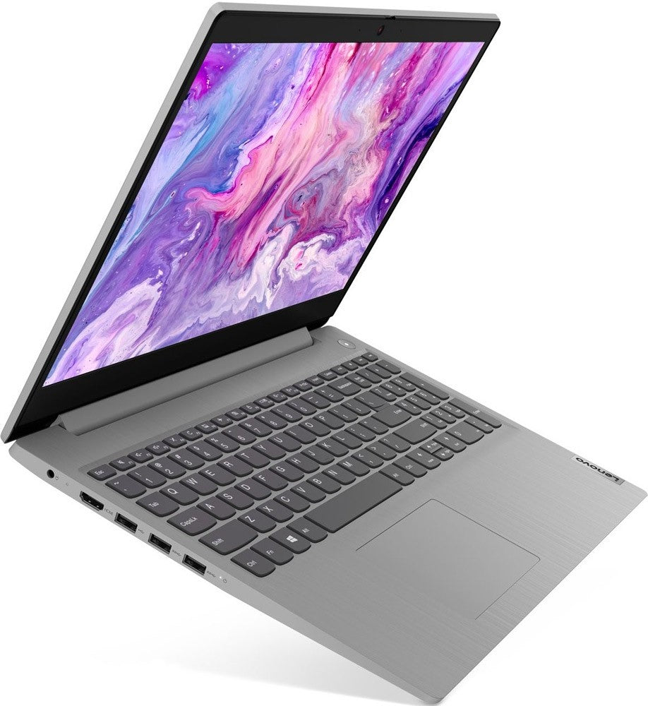 Lenovo IdeaPad 3 15IIL05 Notebook PC – Core i3-1005G1 / 15.6″ HD / 4GB RAM / 256GB SSD / Win 10 Home (81WE0195SA) — front vie