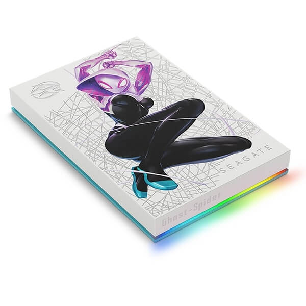 Seagate Ghost Spider-Man Special Edition 2TB FireCuda RGB External Gaming Hard Drive (STKL2000418) image 1