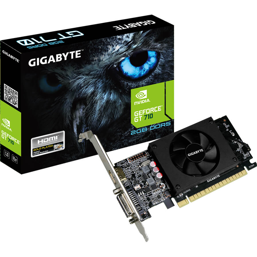 Gigabyte GeForce GT 710 2GB Graphics Card (GV-N710D5-2GL) image 1