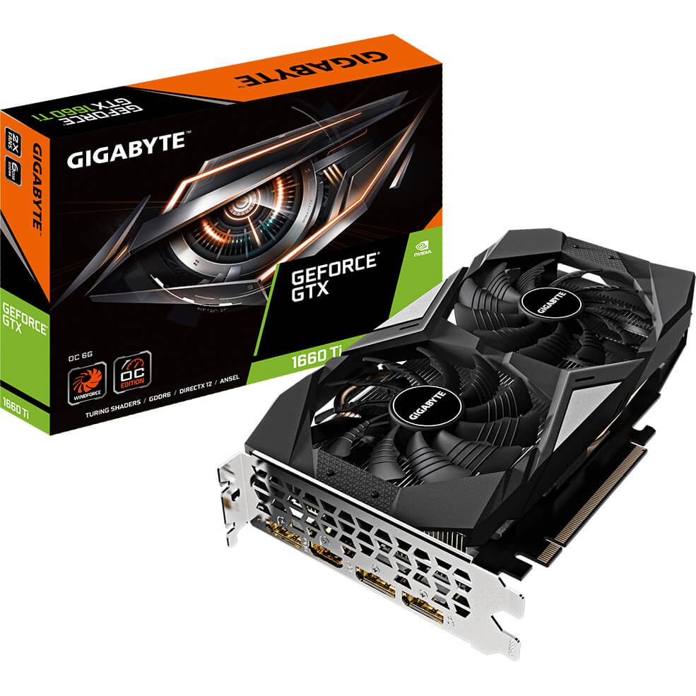Gigabyte GeForce GTX 1660 Ti OC 6GB Graphics Card (GV-N166TOC-6GD) image 1