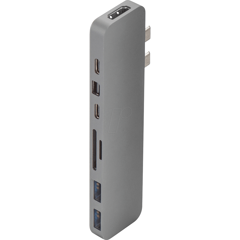 Hyper Drive PRO 8 in 2 USB-C Hub – Space Gray (GN28D-GRAY)