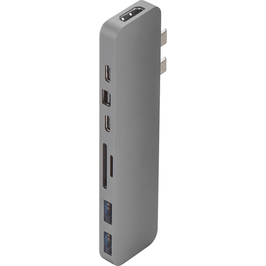 Hyper Drive PRO 8 in 2 USB-C Hub – Space Gray (GN28D-GRAY) image 1