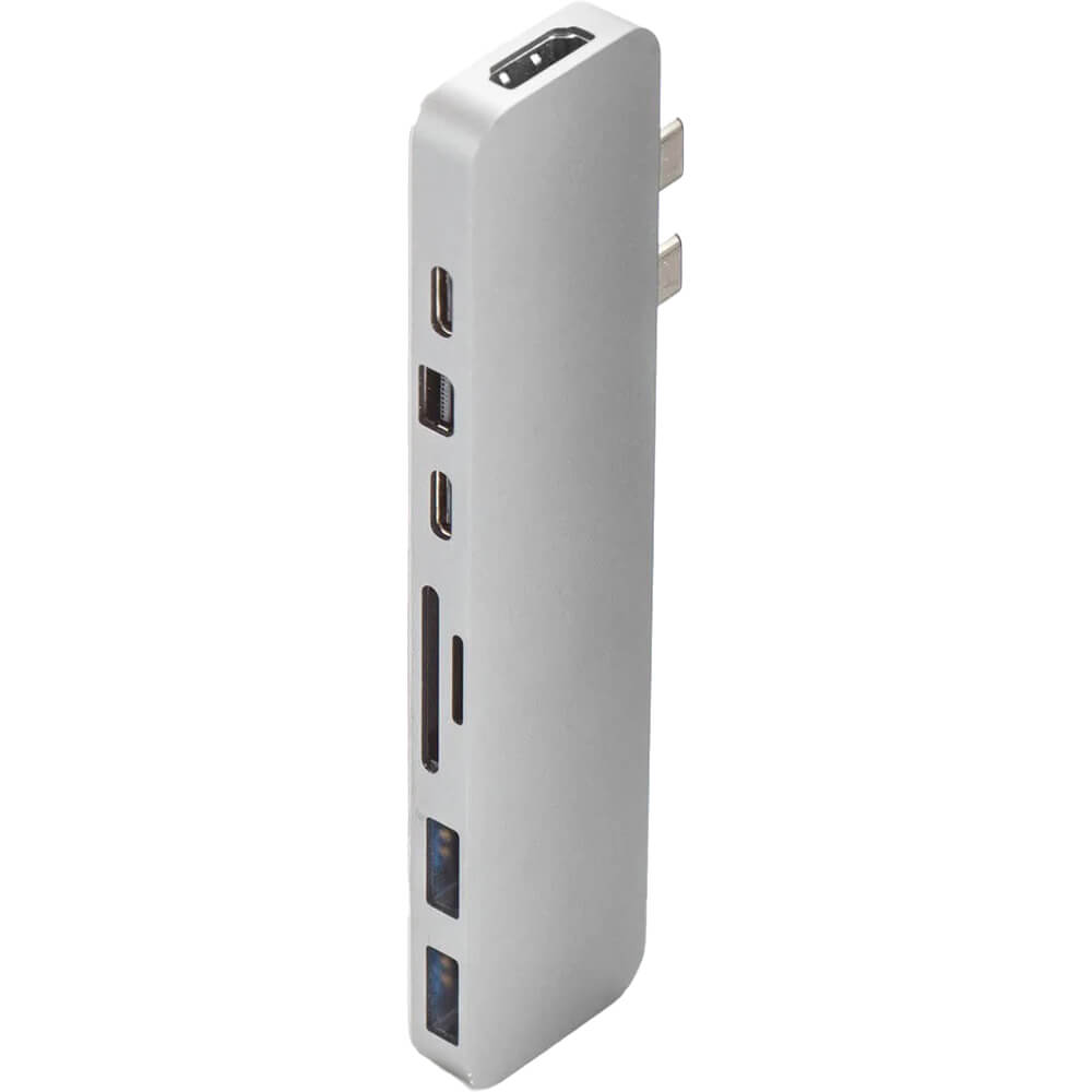Hyper Drive PRO 8 in 2 USB-C Hub – Silver (GN28D-SILVER)
