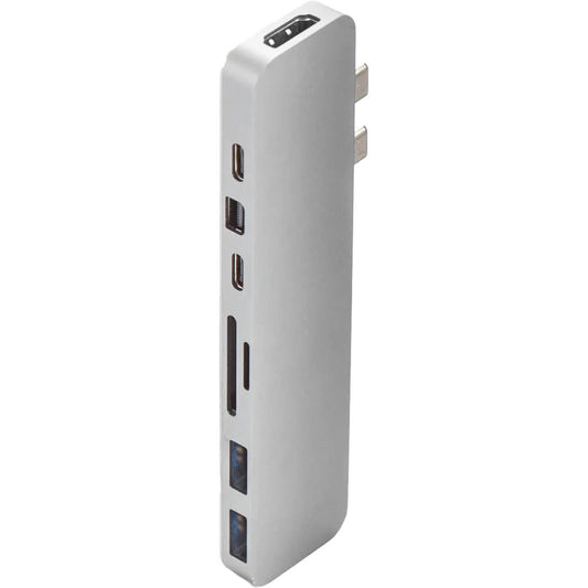 Hyper Drive PRO 8 in 2 USB-C Hub – Silver (GN28D-SILVER) image 1