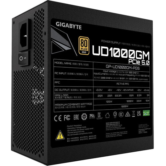 Gigabyte UD1000GM PG5 1000W 80+ Gold Certified Power Supply (GP-UD1000GM-PG5) image 2