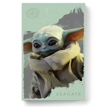 Seagate Grogu Special Edition 2TB FireCuda RGB External Gaming Hard Drive (STKL2000404) — side view
