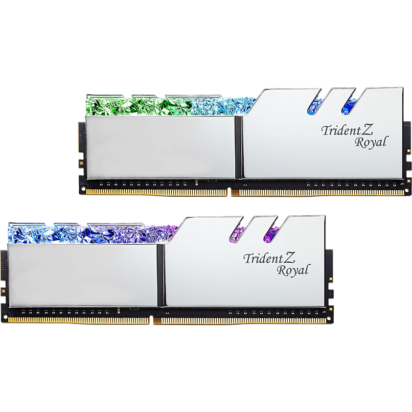 G.Skill Trident Z Royal DDR4-3600MHz CL18-22-22-42 1.35V 32GB (2x16GB) Desktop Memory (GS-TZR-3600-2×16-G) image 1