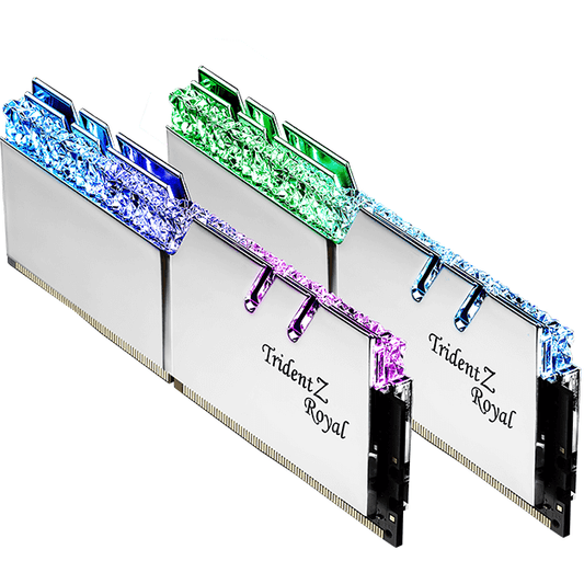 G.Skill F4-5333C22D-16GTRS Trident Z Royal 16GB DDR4-5333MHz Desktop Memory Module – Silver (GS-TZR-5333-2×8) image 2