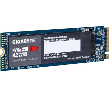 GIGABYTE Gen3 2500E 500GB PCIe 3.0 NVMe M.2 2280 Solid State Drive (GP-G325E500G) — side view