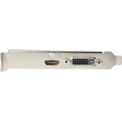 Gigabyte GeForce GT 1030 Low Profile 2GB GDDR5 Graphics Card (GV-N1030D5-2GL) — rear view