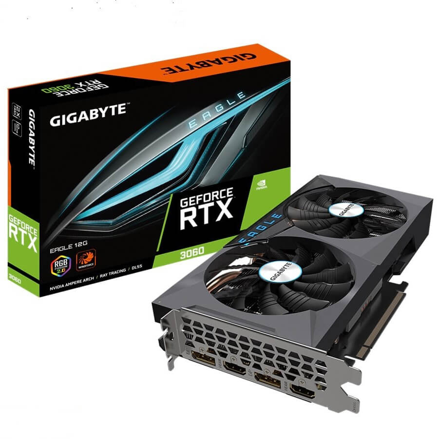 GIGABYTE nVidia GeForce RTX 3060 EAGLE (GV-N3060EAGLE-12GD) image 1
