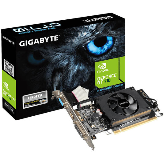 Gigabyte GeForce GT 710 2GB GDDR3 Graphics Card (GV-N710D3-2GL) image 1