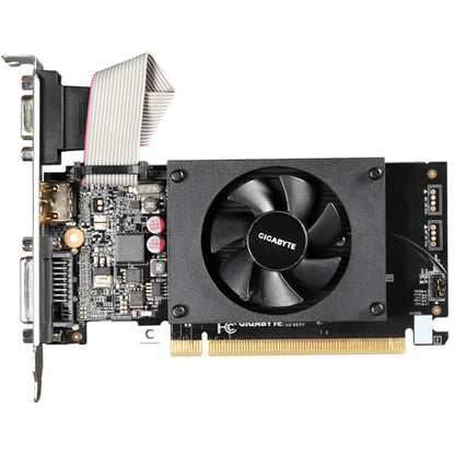 Gigabyte GeForce GT 710 2GB GDDR3 Graphics Card (GV-N710D3-2GL) — front view
