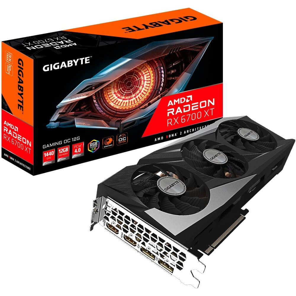 GIGABYTE AMD Radeon RX6700 XT Gaming OC (GV-R67XTGAMING OC-12GD) image 1