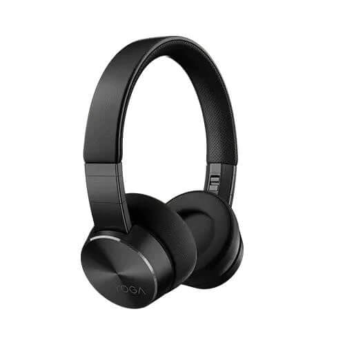 Lenovo Yoga Active Noise Cancellation Shadow Black Headphones (GXD1A39963) — front view