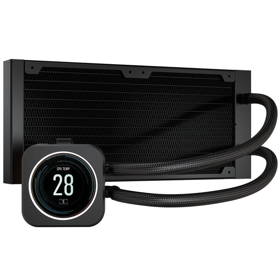 Corsair iCUE H100i ELITE LCD Display 240mm Liquid CPU Cooler (CW-9060061-WW) image 3