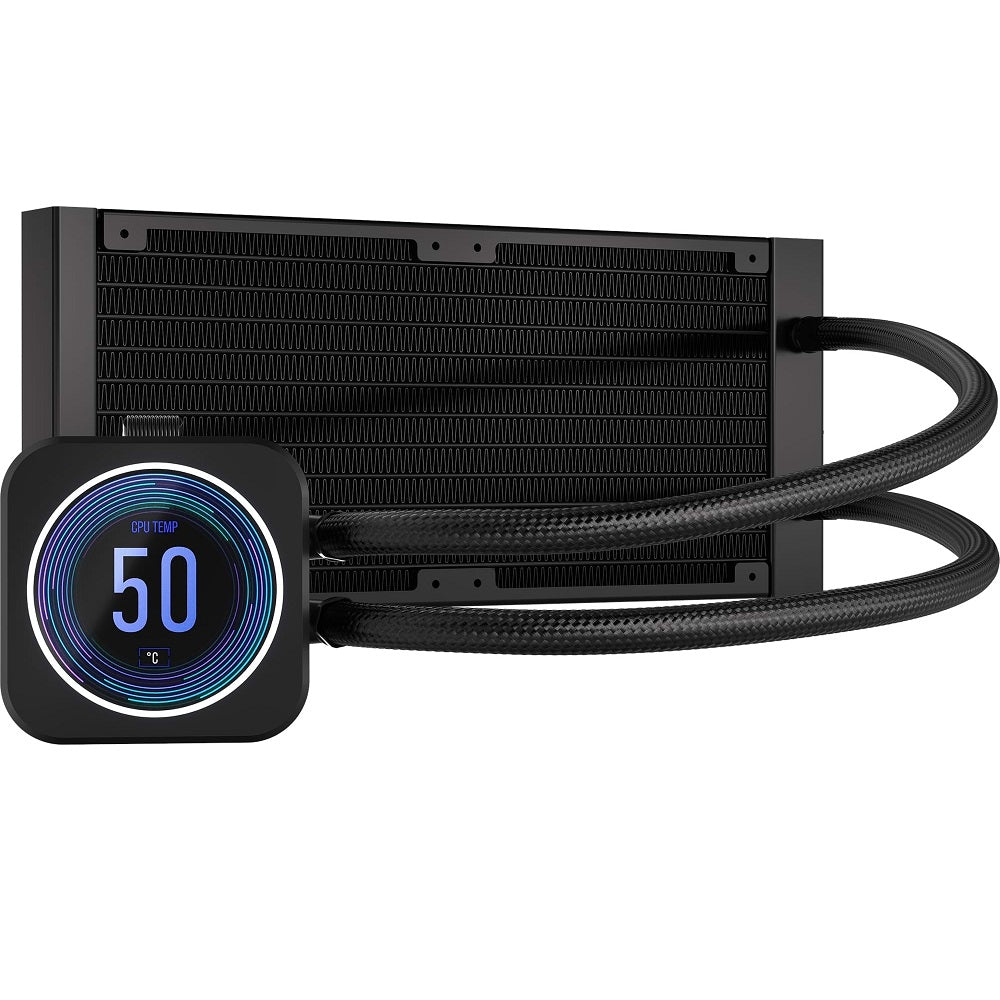 Corsair iCUE H100i ELITE LCD XT Display Liquid CPU Cooler (CW-9060074-WW) image 2