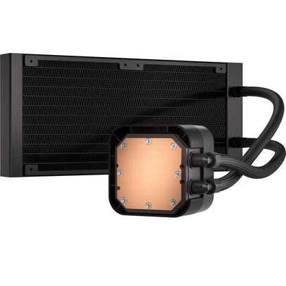 Corsair iCUE H100i ELITE LCD XT Display Liquid CPU Cooler (CW-9060074-WW) — side view