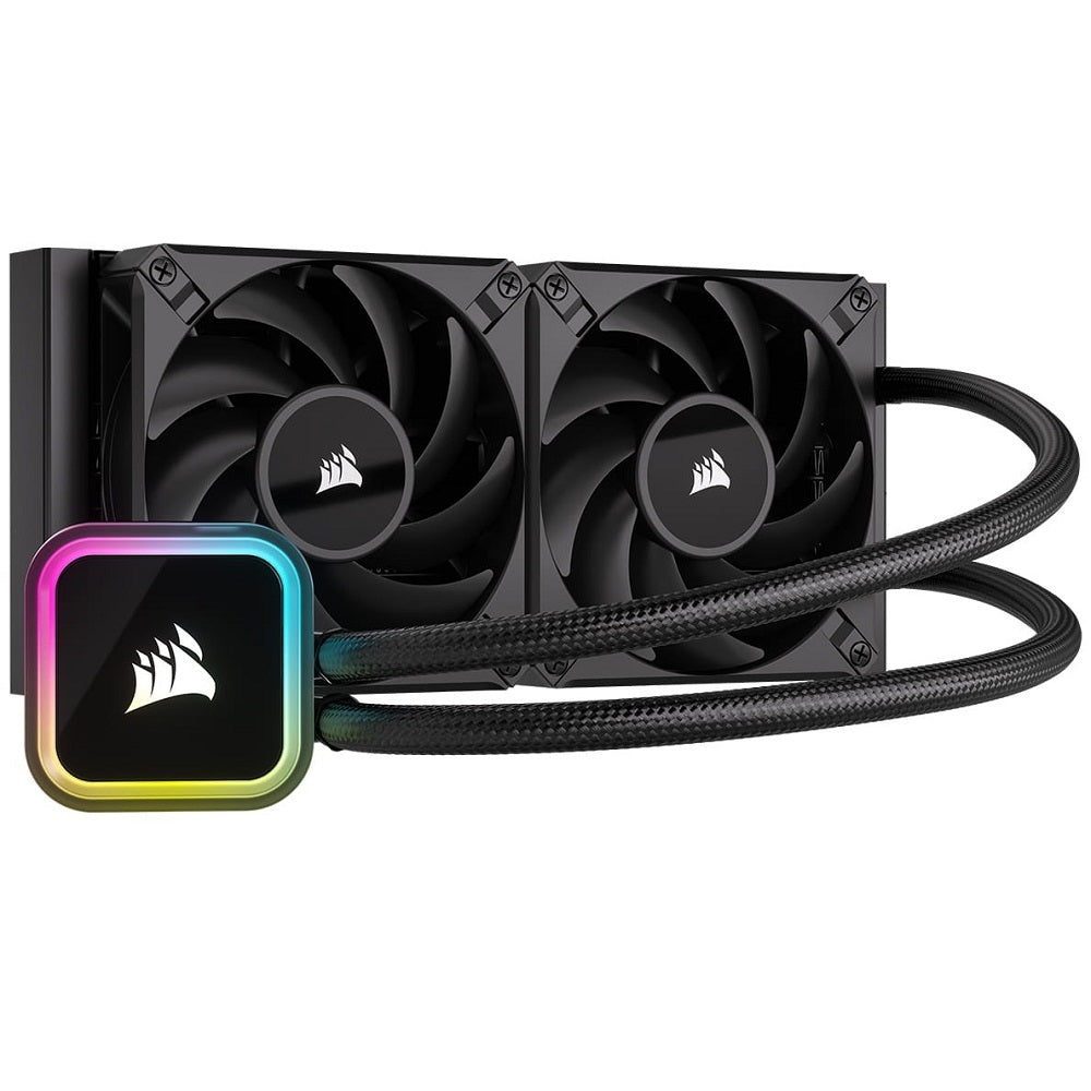 Corsair iCUE H100i RGB ELITE Liquid CPU Cooler (CW-9060058-WW) image 1