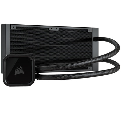 Corsair iCUE H100i RGB ELITE Liquid CPU Cooler (CW-9060058-WW) — side view