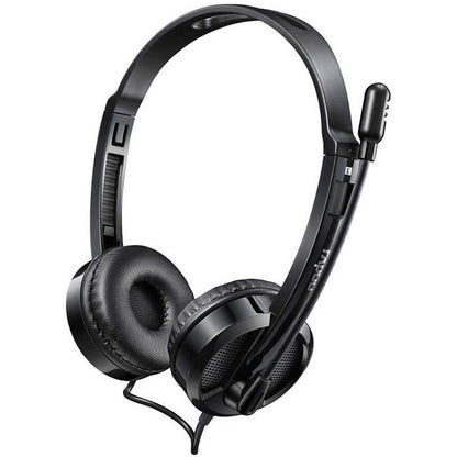Rapoo H120 Stereo Black Headset (1064-05107-800) — side view