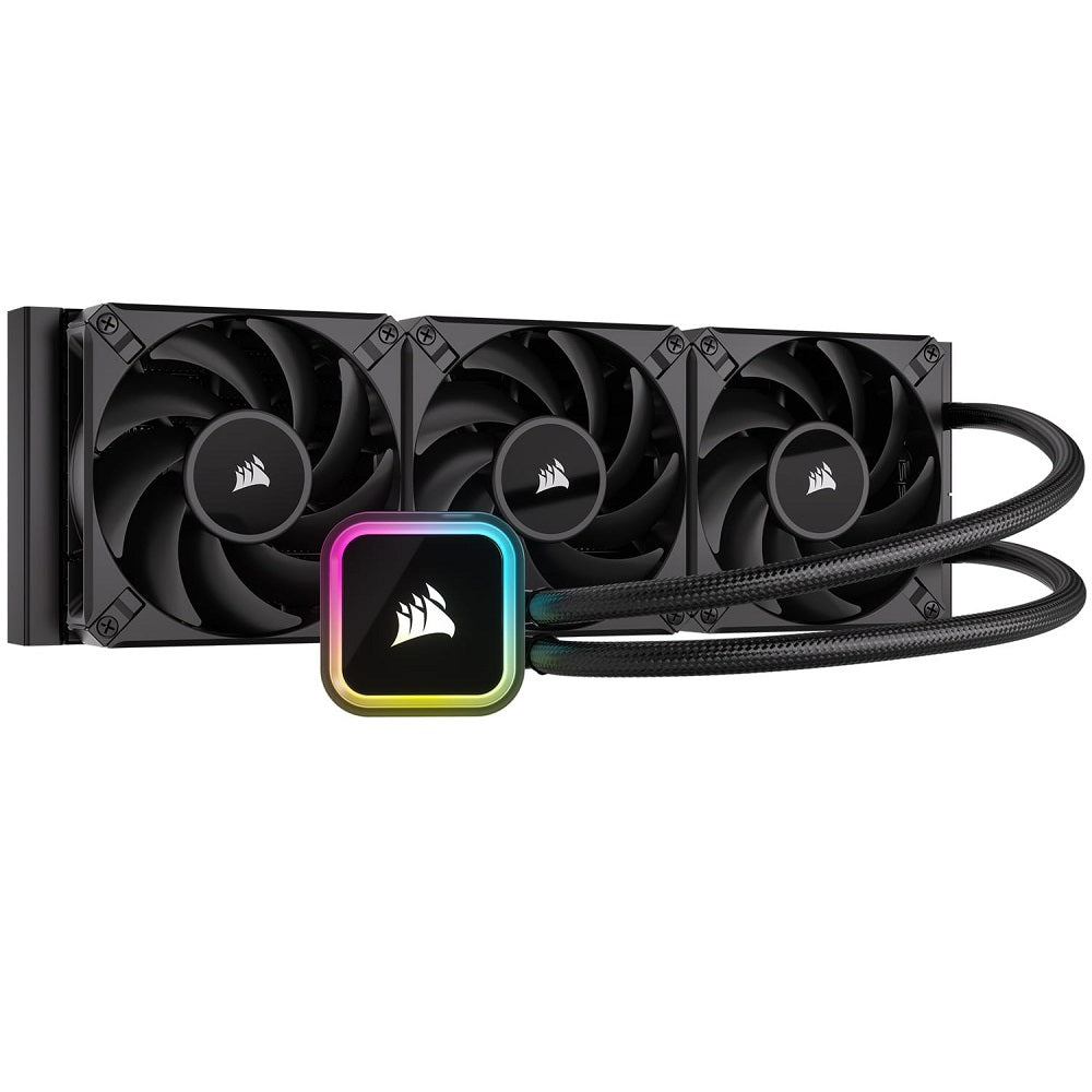 Corsair iCUE H150i RGB Elite 360mm Liquid CPU Cooler (CW-9060060-WW) image 1