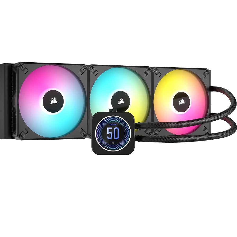 Corsair iCUE H170i ELITE LCD XT Display 420mm Liquid CPU Cooler (CW-9060076-WW) image 1
