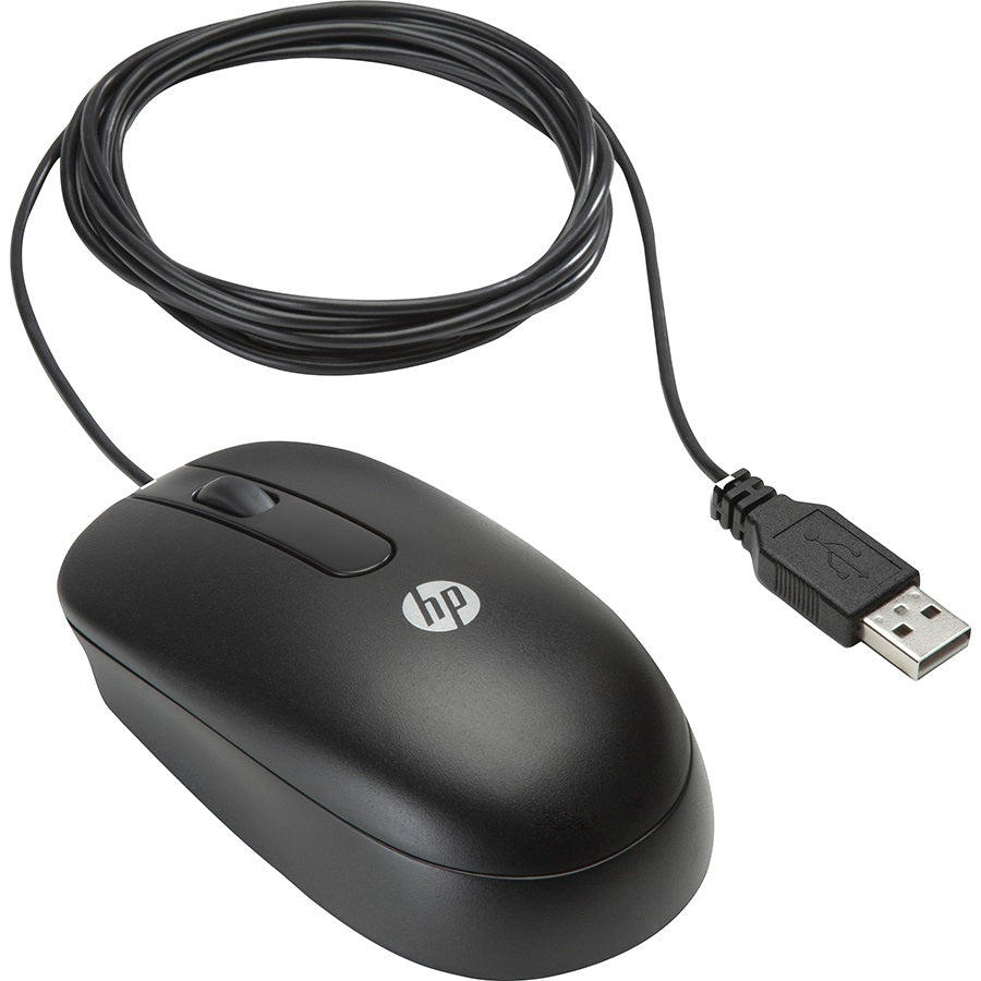 HP USB 3-Button Laser Mouse (H4B81AA) — front view