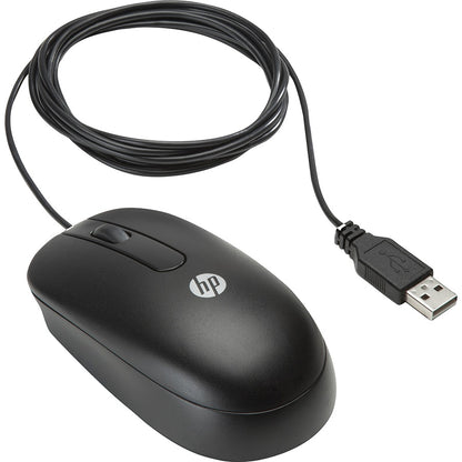 HP USB 3-Button Laser Mouse (H4B81AA) — front view