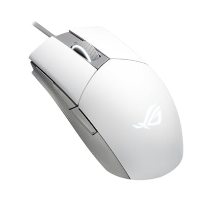ASUS ROG Strix Impact II Moonlight White Gaming Mouse (90MP02C0-BMUA00) — front view