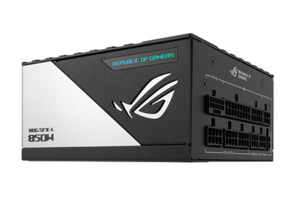 ASUS ROG LOKI SFX-L 850W 80+ Platinum Certified Gaming Power Supply (90YE00N3-B0NA00) — rear view