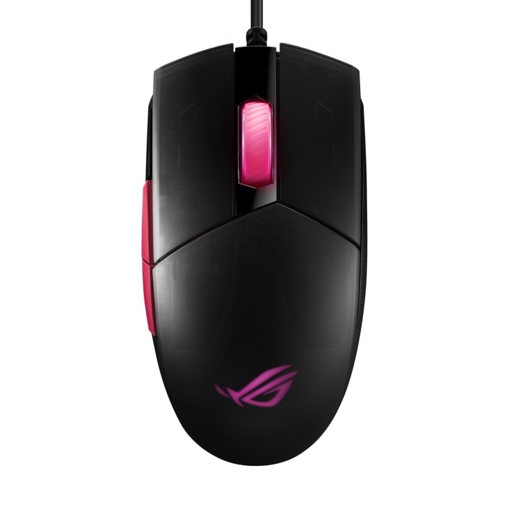 ASUS ROG Strix Impact II Electro Punk Optical Gaming Mouse (90MP01U0-BMUA00) image 1